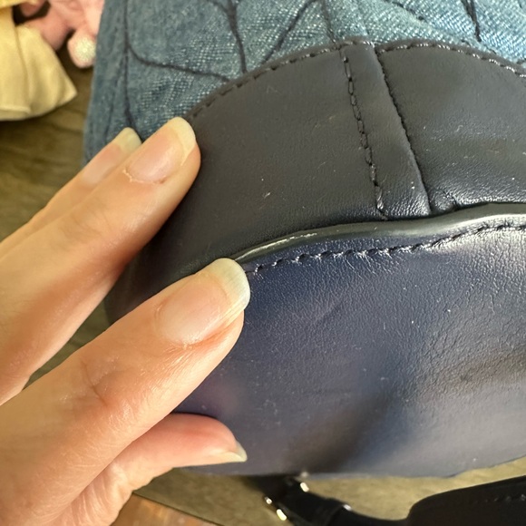 Kate Spade New York Denim Quilted Briar Backpack - EUC - Picture 10 of 10